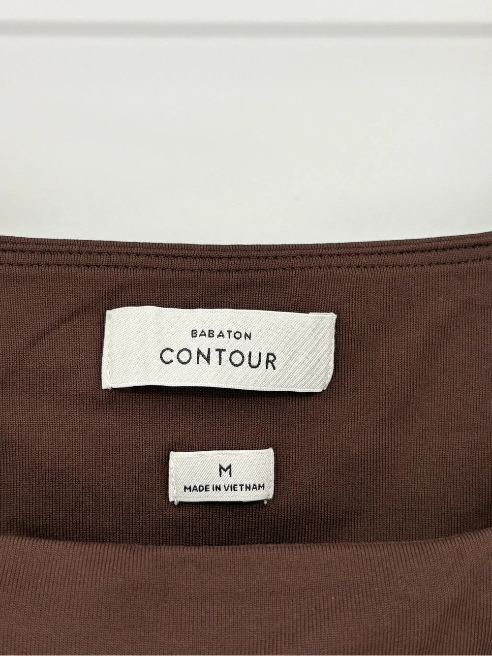 Aritzia Babaton Contour Pursue Squareneck Bodysuit Brown Medium - Picture 12 of 16
